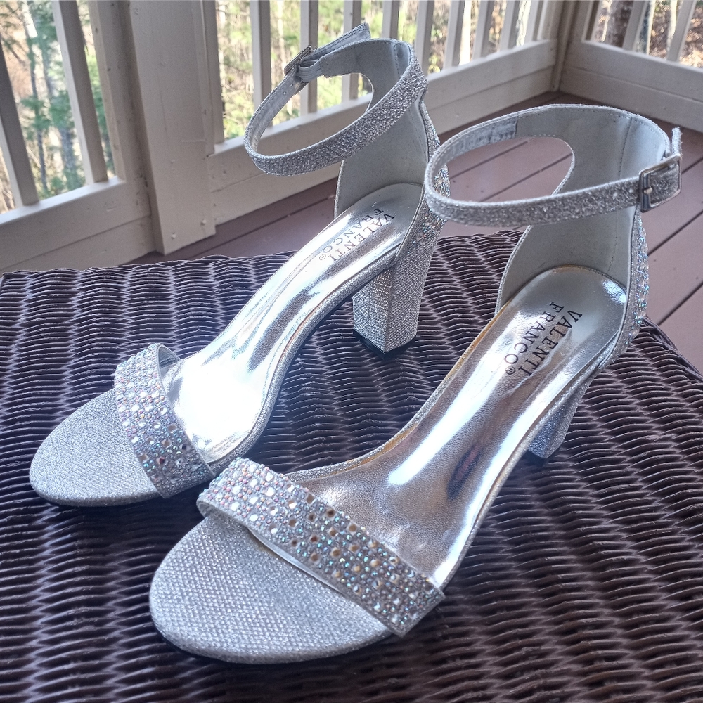 Vaelenti Franco Studded Ankle Strap Heels